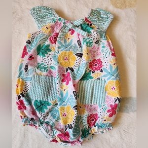 Bonnie Baby Floral Bubble - size 18months